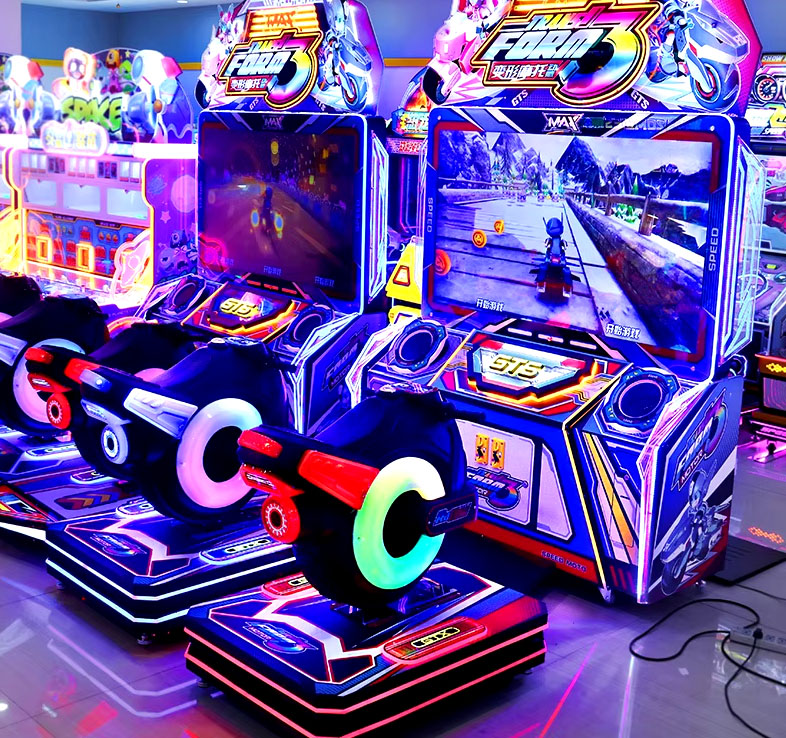 Children's Coin-operated Racing Double-player Simulation Amusement Game Machine, Cockpit Game Chair, Racing Simulator