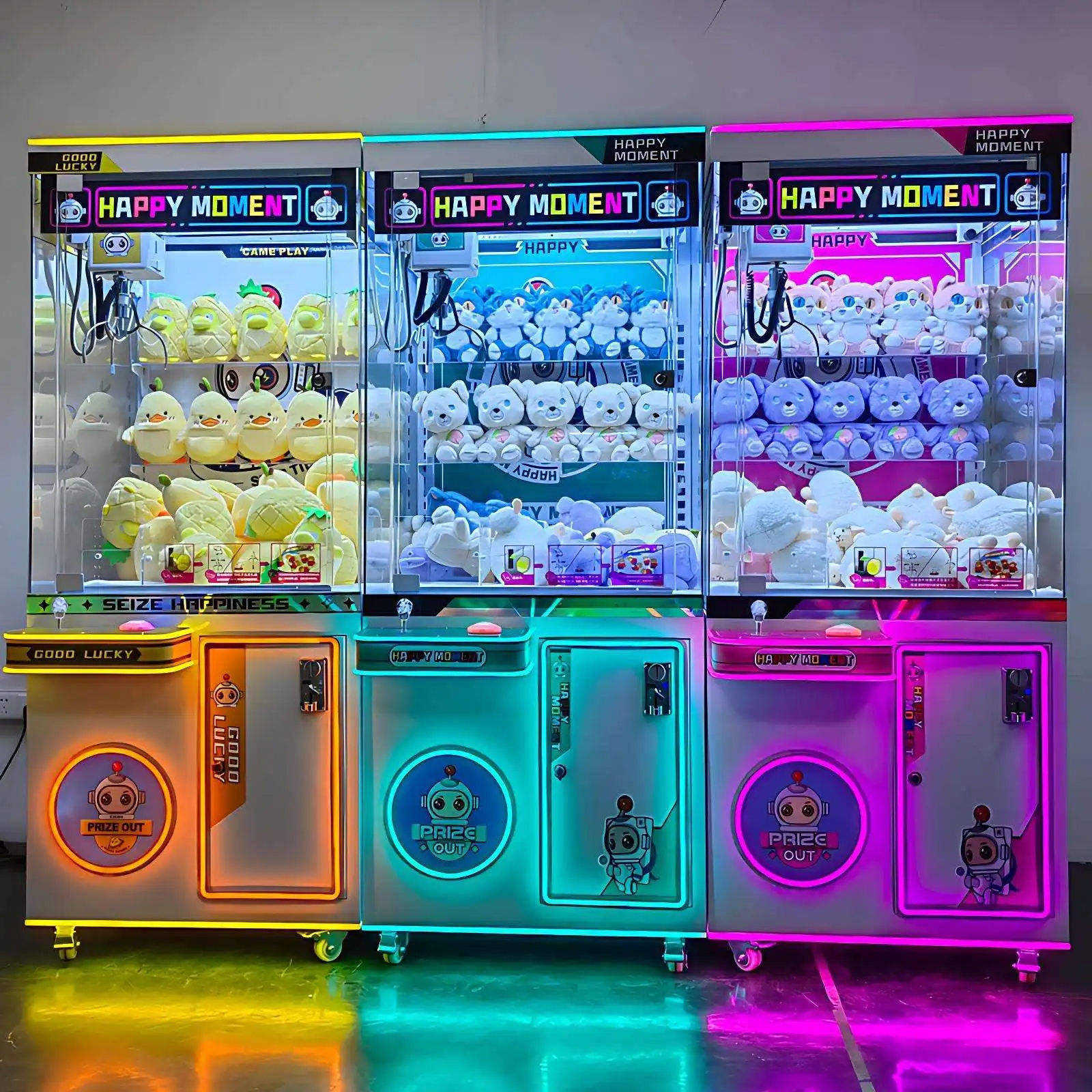 Coin-Operated Arcade Plush Toy Catcher Prize Vending Machine Amusement Equipment Doll and Crane Machine