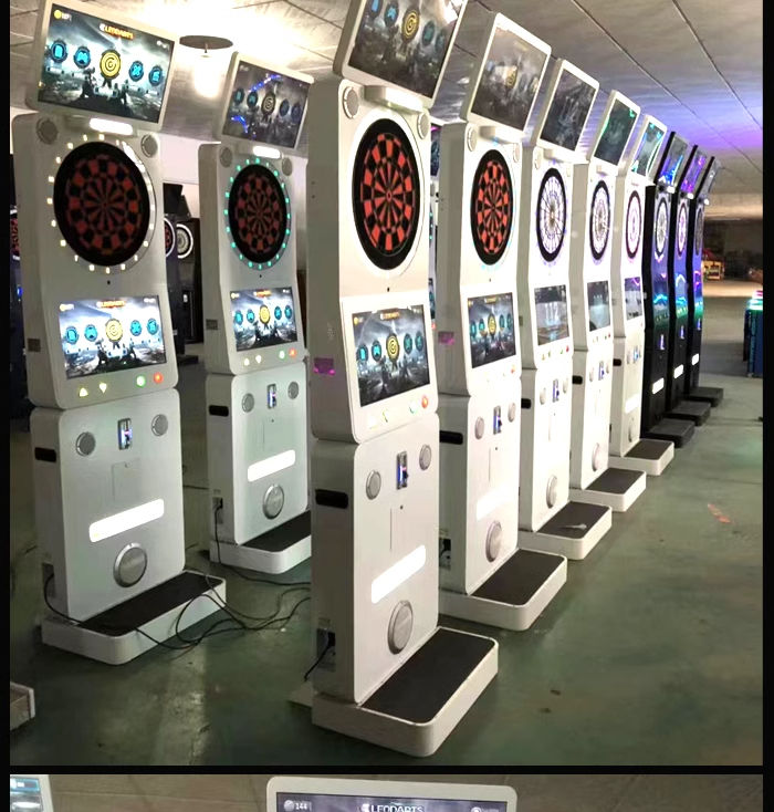 Hot Selling Online Coin-Operated Dart Arcade Game Single Screen Electronic Dart Machine Stereo Display Leisure Entertainment