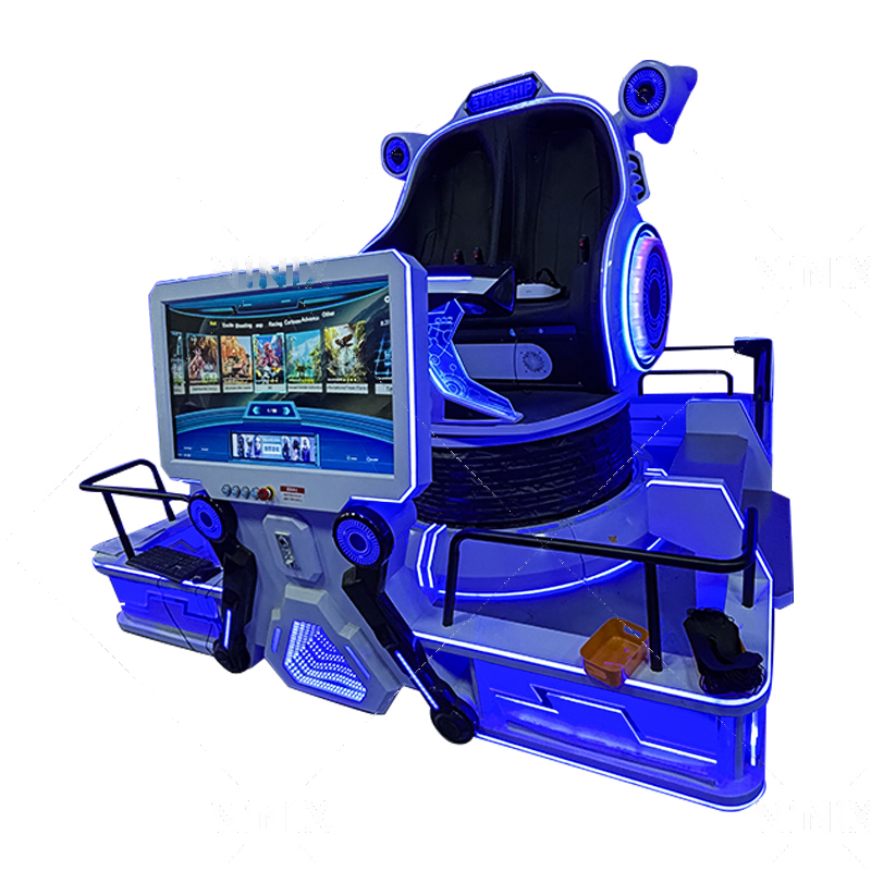 Multiplayer Virtual Game Machine Motion Simulator With Large Screen Interactive Arcade Equipment for Amusement Park