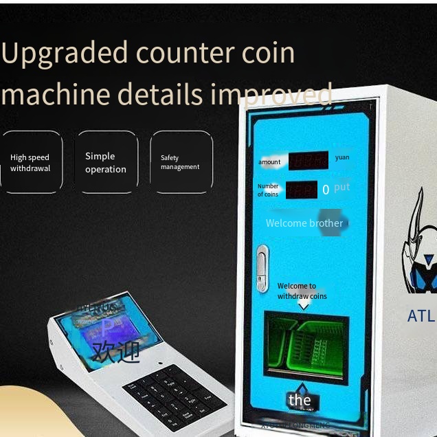 High-Speed Accurate Coin Counting Mini Coin-Operated Arcade Games Most Popular Mini Coin Vending Machine for Amusement