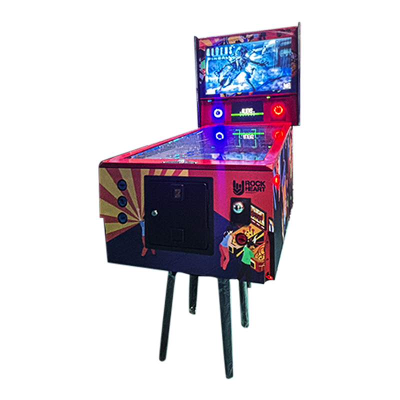 Single-Player Virtual Pinball Machine Arcade Game Coin-Operated for Children & Family Entertainment in Large Shopping Malls