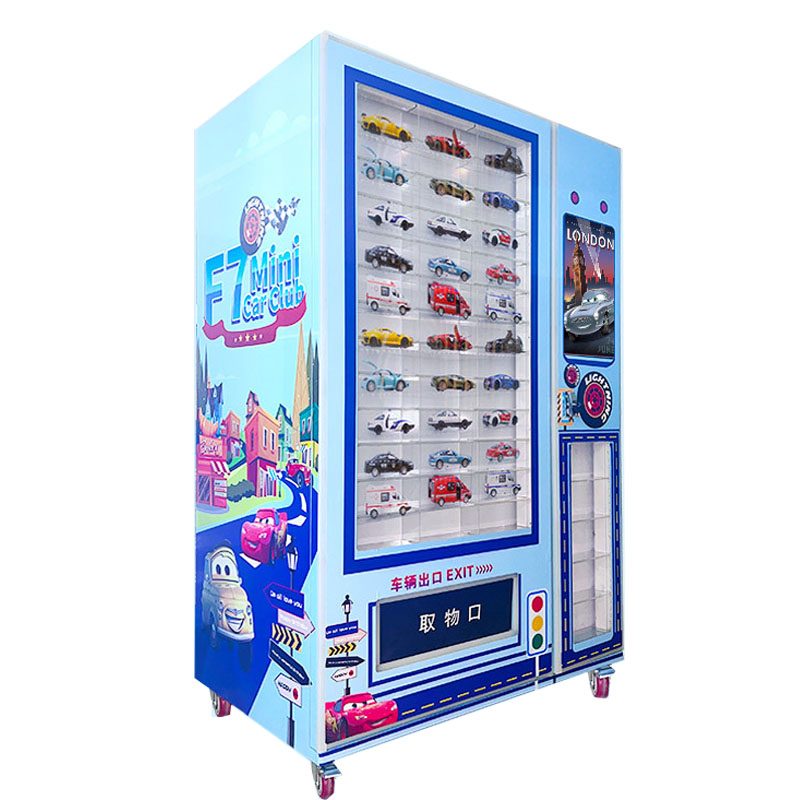 Small Model Car Handicrafts Vending Machine WithCan Add Paper Money Payment Credit Card Payment Vending Machines for Sale