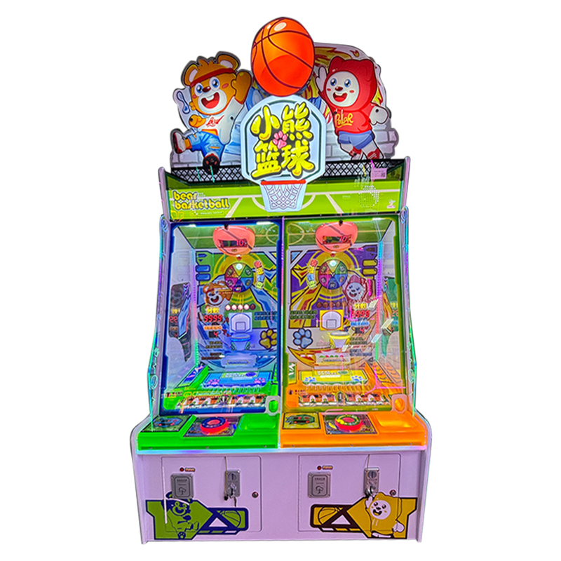 Cubs 2 Player Basketball Coin Game Metal and Plastic Arcade Machine for Children Aged 6+ 1 Year Warranty English Language