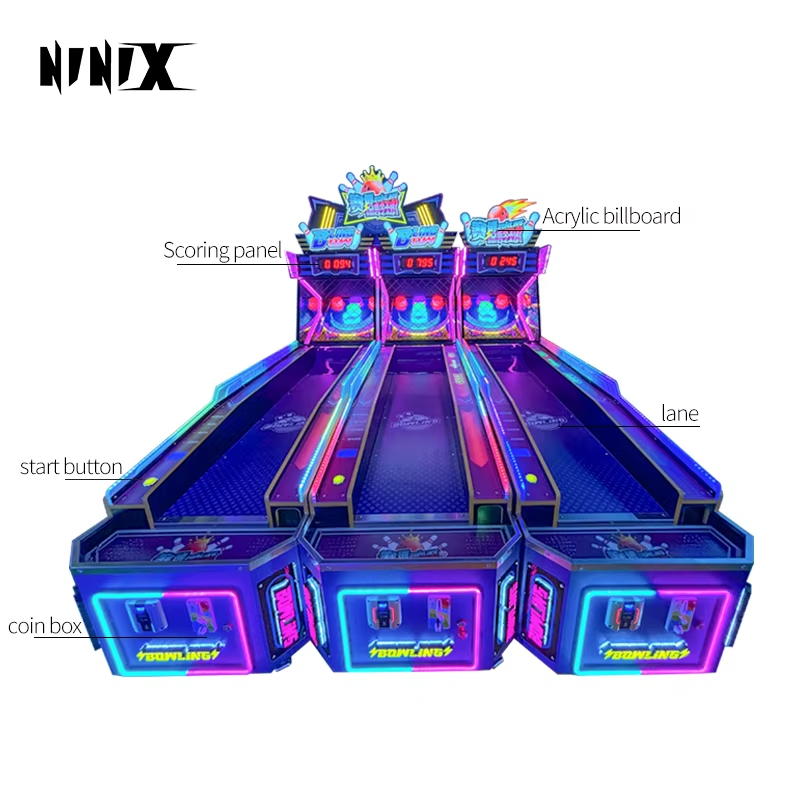 Wholesale Indoor Entertainment Bowling Machine Portable Amusement Bowling Alley Equipment Bowling Machine