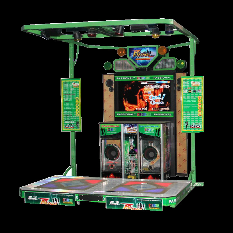 Large Metal 110V Coin Simulator English Language Dance Music Basketball Boxing Game Machines Coin Operated Games