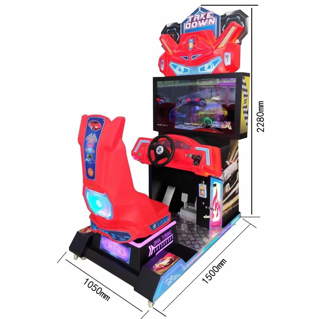 High Quality 32 Inch Large Arcade Racing Simulator New Sonic Speed Car Game Machine Coin-Operated Entertainment Equipment Metal