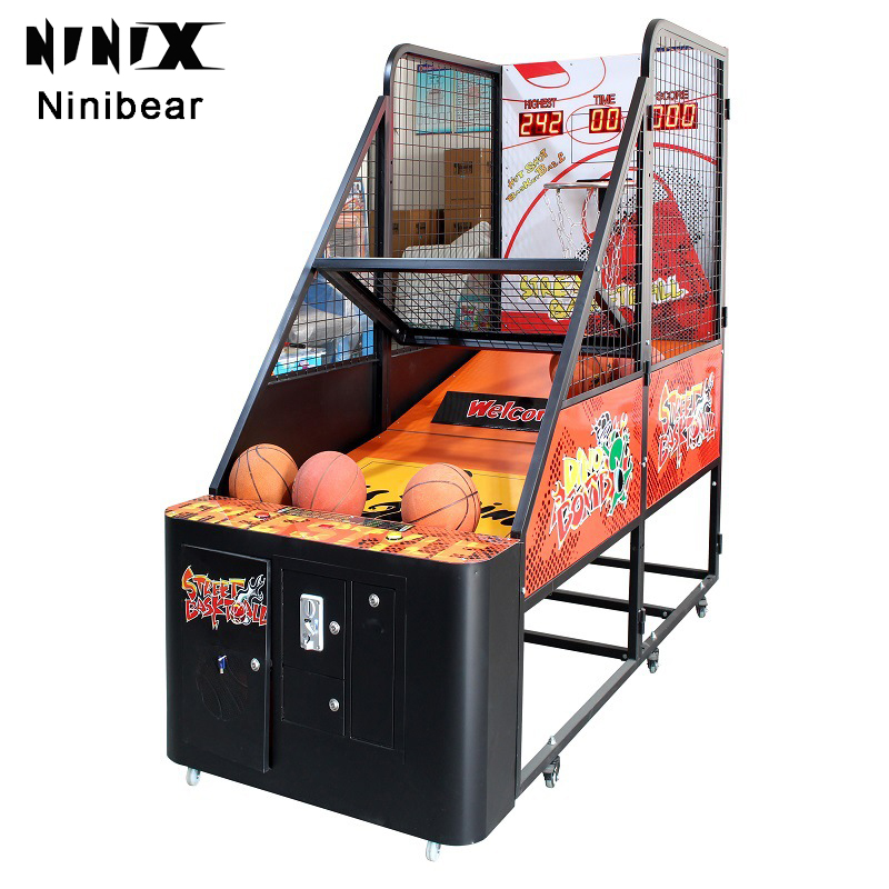 Adult Indoor Sports Arcade Basketball Console Coin-operated Games Interactive Video Game Basketball Machine