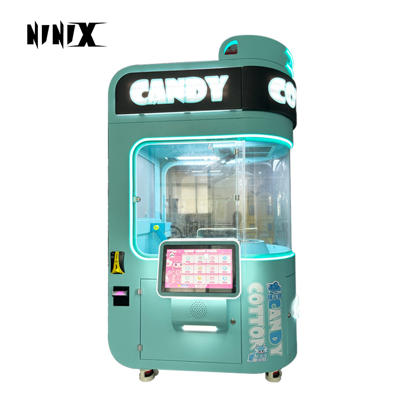 Coin-operated Intelligent Cotton Candy Machine Making Fully Automatic Cotton Candy Cheap New Cotton Candy Vending Machine