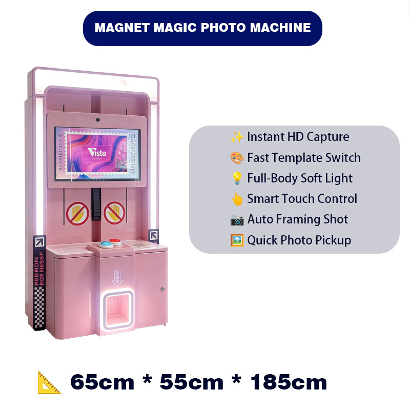 Magnet Photo Printing Machine Creative Photo Magnet Printer Automatic Vending Equipment for Shopping Mall Entertainment