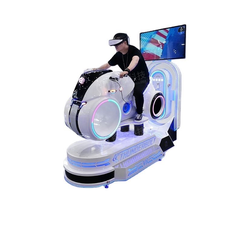 Commercial Full Set Indoor Sensory Simulation Racing Simulator Motorcycles VR Thunder Arcade for Shopping Mall Experience