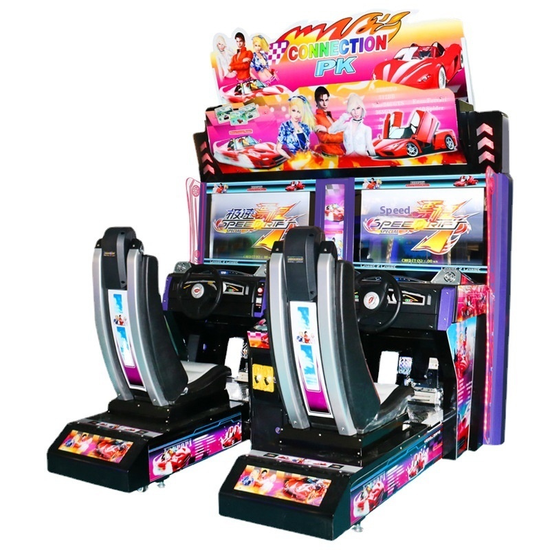 Arcade Game Machine Simulation Driving Motion Split Second Driver Upright HD Speed Zone Moto Super Arcade Game Machine