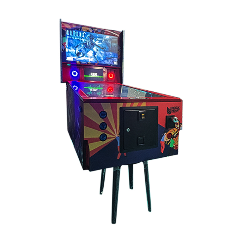 Single-Player Virtual Pinball Machine Arcade Game Coin-Operated for Children & Family Entertainment in Large Shopping Malls