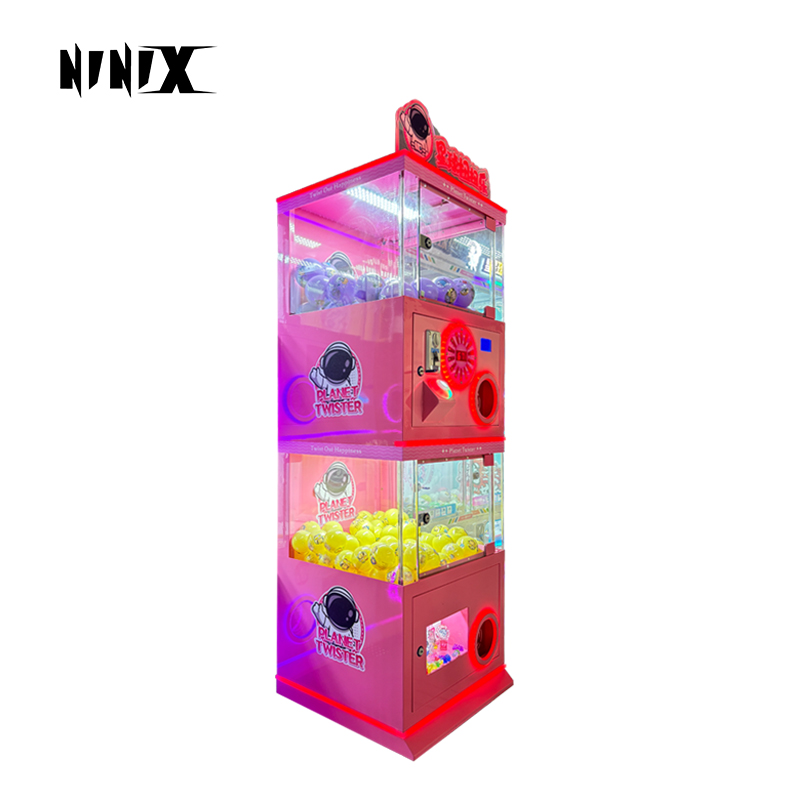 The Double-layer Gacha Machine Is a Commercial Large-scale Arcade Equipment for Scanning Codes or Inserting Coins