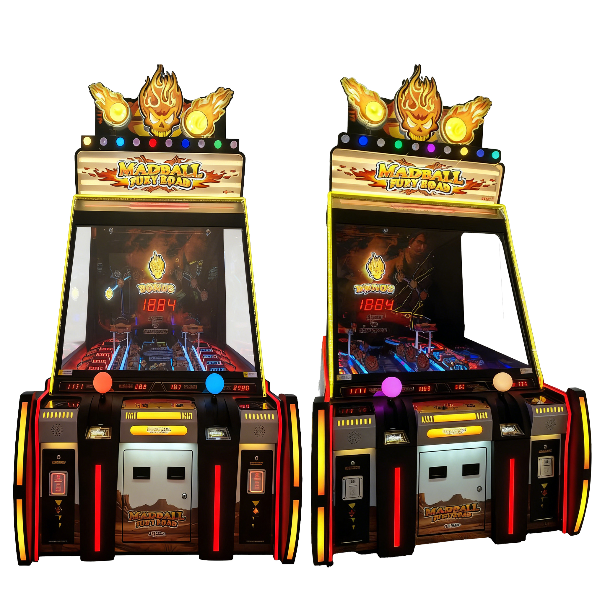 Madball Fury Road Pinball Machine Coin Operated Arcade Gaming Equipment NINIX Brand English Family Entertainment Centers