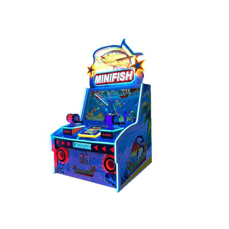 Double Player Coin Operated  Fishing Arcade Machine 12V VGA English City Entertainment Equipment Double Fishing Game
