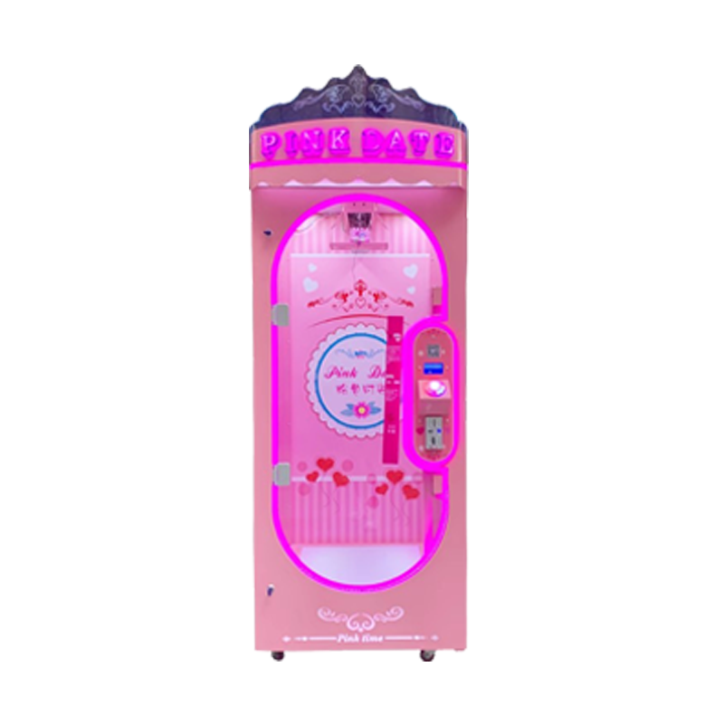 Pink Oversized Claw Crane Toy Single Cut Doll Scissors Simulator Coin-Operated Plush Game Toy Machine Manufactured by Name