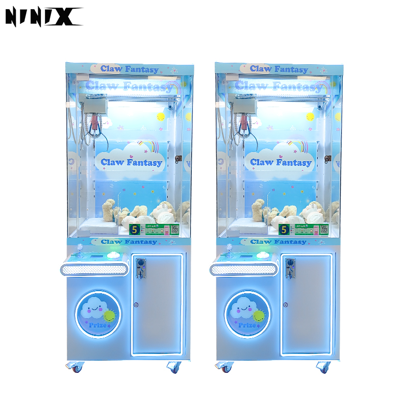 Coin Operated Claw Machine LED Toy Crane Arcade Game Catcher Prize Vending Machine for Mall Shop Kids Entertainment