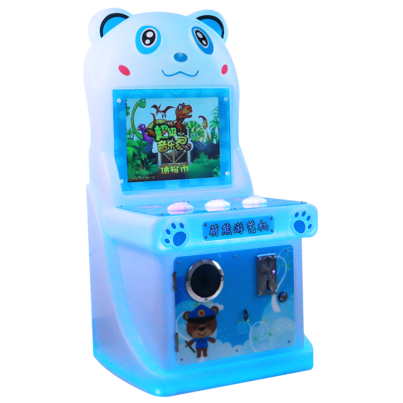 Dual Shooting Game Console Indoor Coin-Operated Arcade Shooting Colorful Kids' Fun Interactive Dual Shooting Console