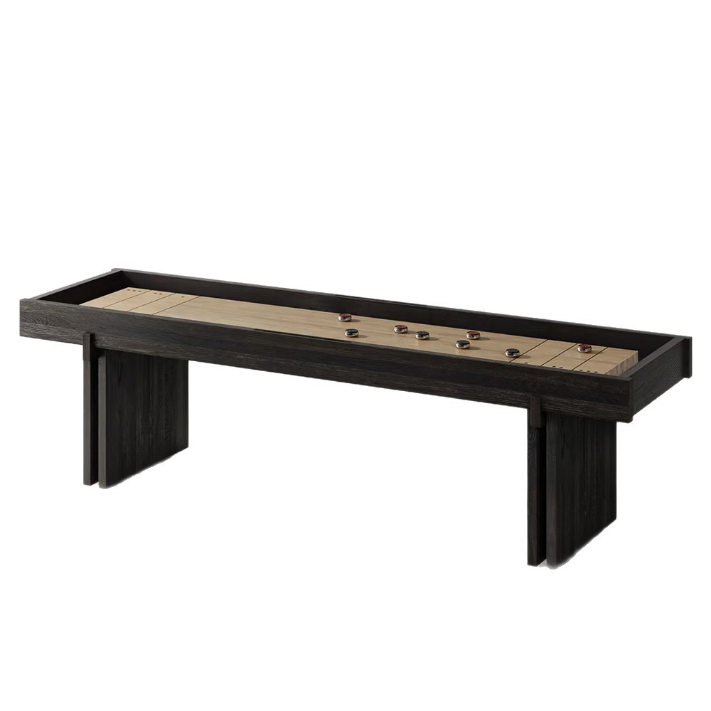 Italian Style Light Luxury Solid Wood Customizable High-End Shuffleboard for Villa Mansion Club Home Use