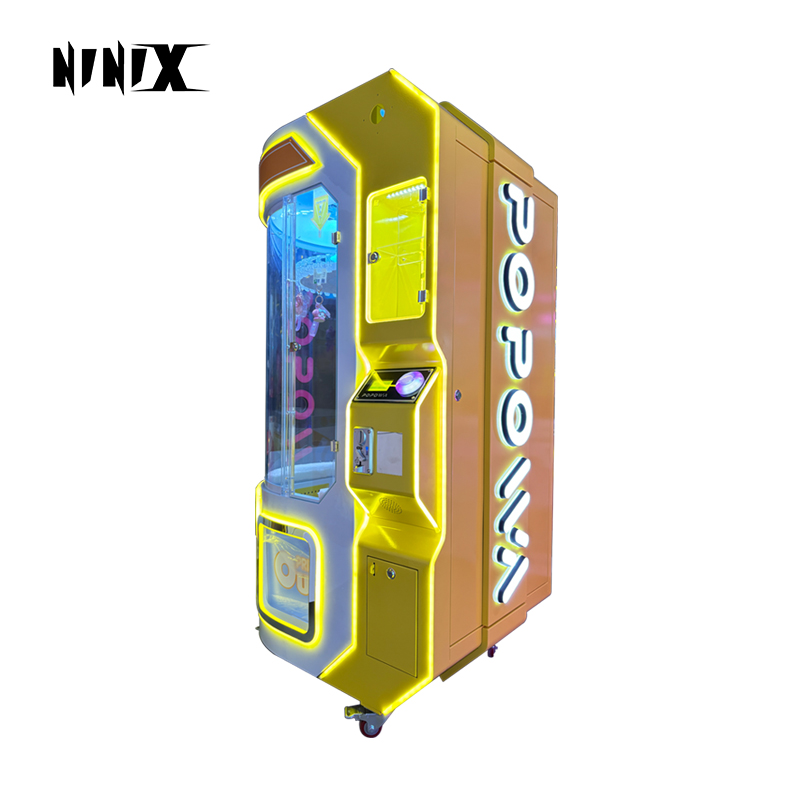 Factory New Mini Arcade Coin-Operated Game Machine Space Rabbit Clip Keychain Prize for Keychain Collectors