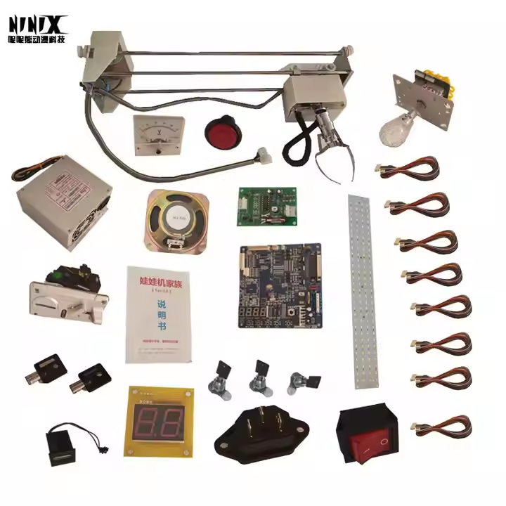 Popular Coin-Operated Crane DIY Kit Complete Equipment with Claw Machine Accessories Manufacturer's Sale Doll Machine