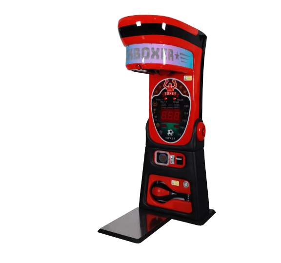 Coin Operated Boxing Punch Machine Arcade Strength Tester Heavy Duty Boxer Game Equipment for Bar Gym Amusement Center