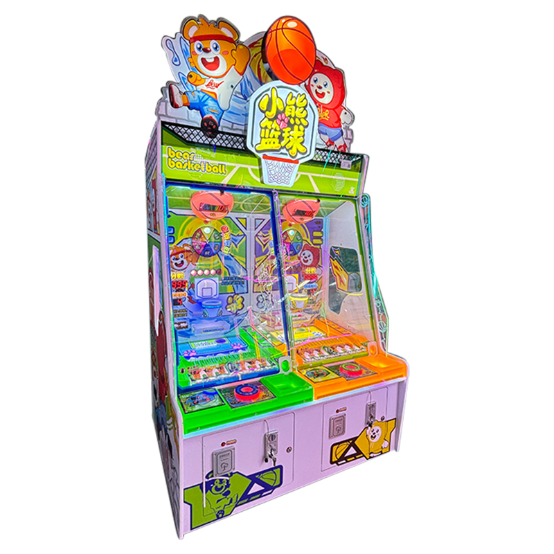 Cubs 2 Player Basketball Coin Game Metal and Plastic Arcade Machine for Children Aged 6+ 1 Year Warranty English Language