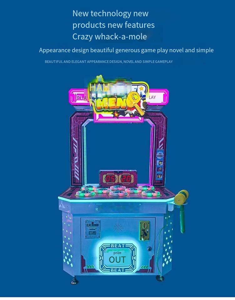 Large-Scale Commercial Crazy Turtle Rush Arcade Game Machine Children's Playground Coin Operated Coin Operated Games