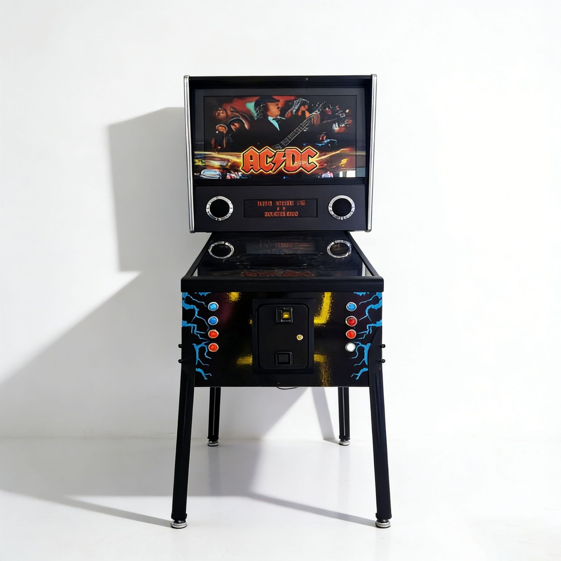 Advanced AC DC Stainless Steel Coin-Operated Virtual Pinball Machine 1300 Games Full Size Arcade Game Cabinet 3D Sound Effects