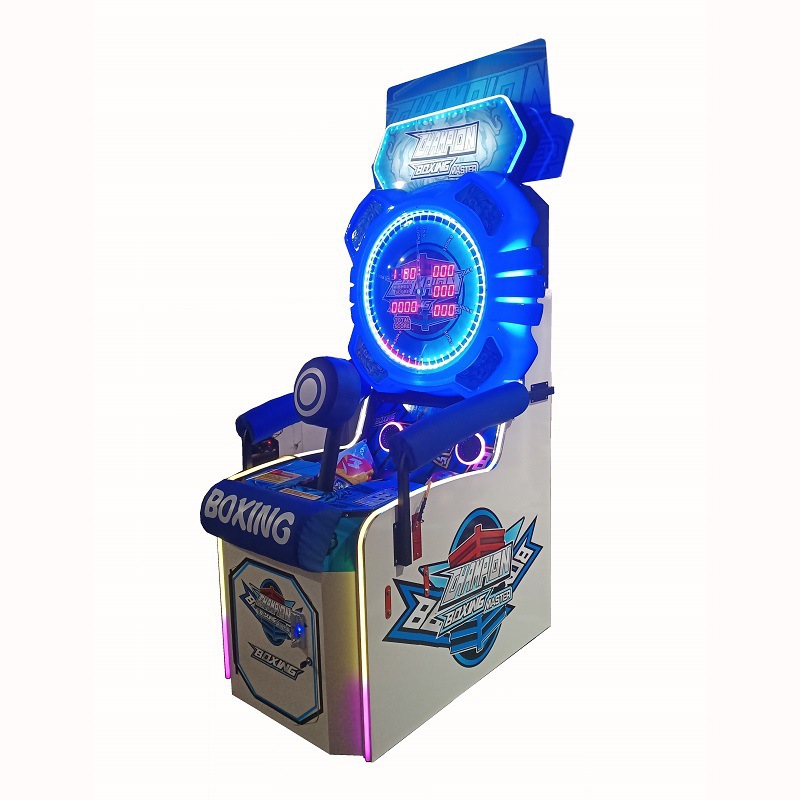 Children's Park Arcade Boxing Machine Force Measuring Video Game Coin Pusher with Amusement Function