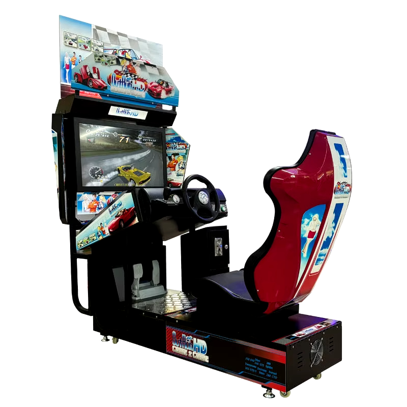 High Quality Coin-Operated Arcade Racing Simulator Metal Entertainment Driving Racing Game Equipment