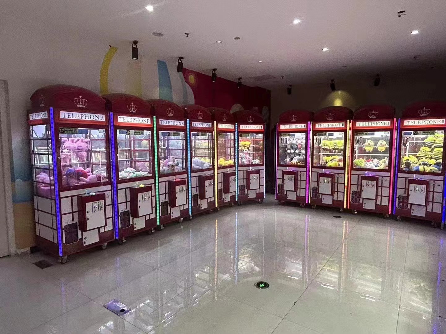 Commercial Stacker Arcade Prize Vending Game Toy Crane Vending Game Machine Claw Crane Toy Vending Game Machine