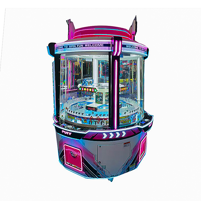 Crazy Card 4-Person Interactive Lottery Game Machine English Commercial Video Amusement for 2 Players Card Collection Device