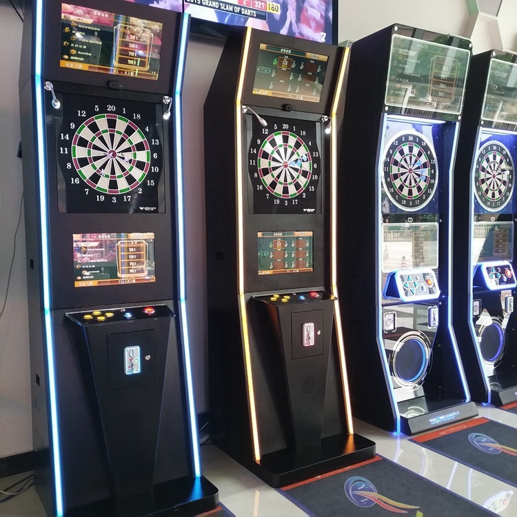 Arcade Bar Club Essential Entertainment Equipment Fully Automatic Scoring Networkable Cabinet-style Electronic Soft Tip Dart