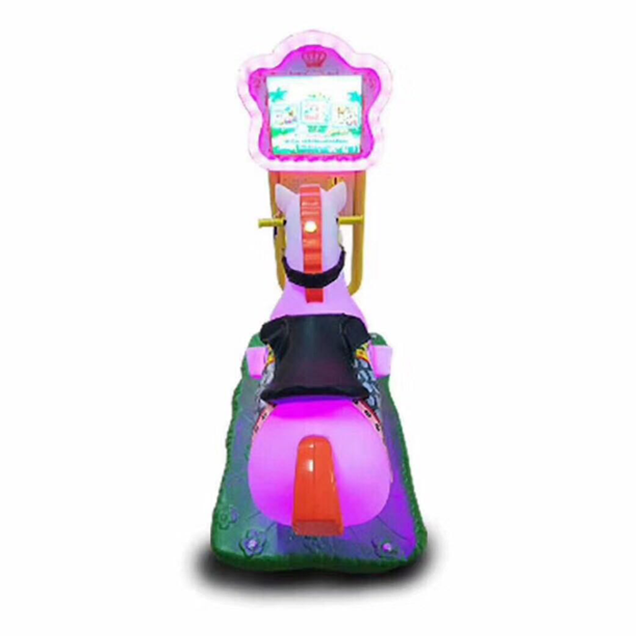 Best-Selling 3D Horse Racing Swing Machine Most Popular Arcade Coin-Operated Game Console Luxury Rocking Horse Car for Children