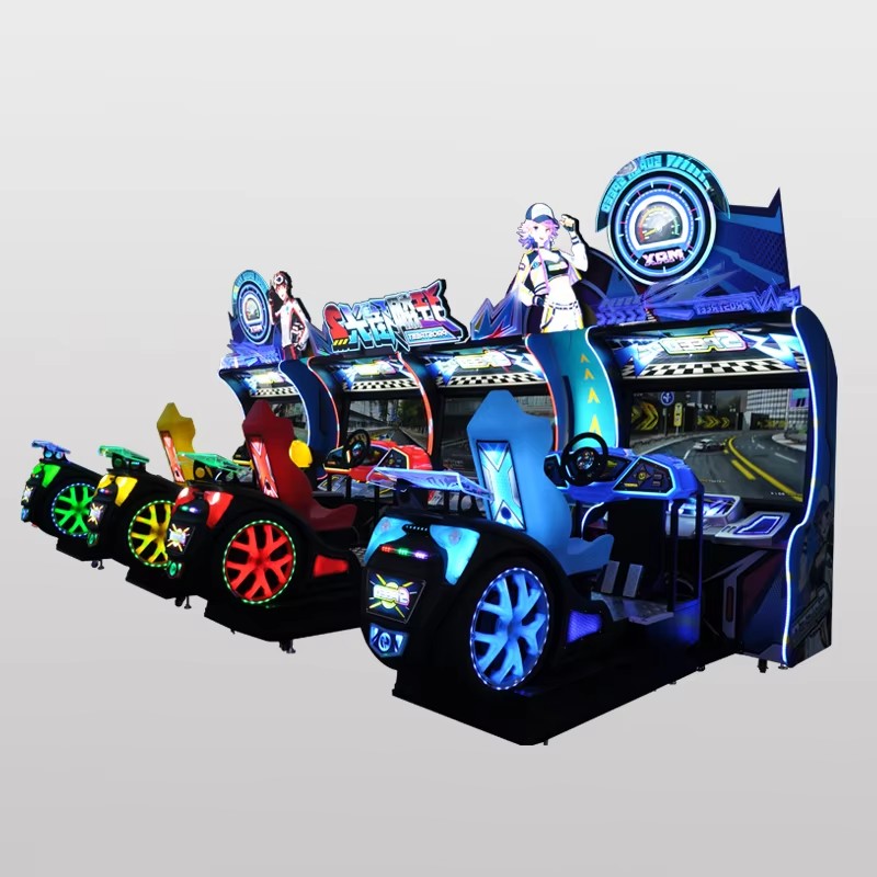 New NINIX Racing Simulator Game Console with Metal Construction English Support >6 Years for Indoor Amusement Use