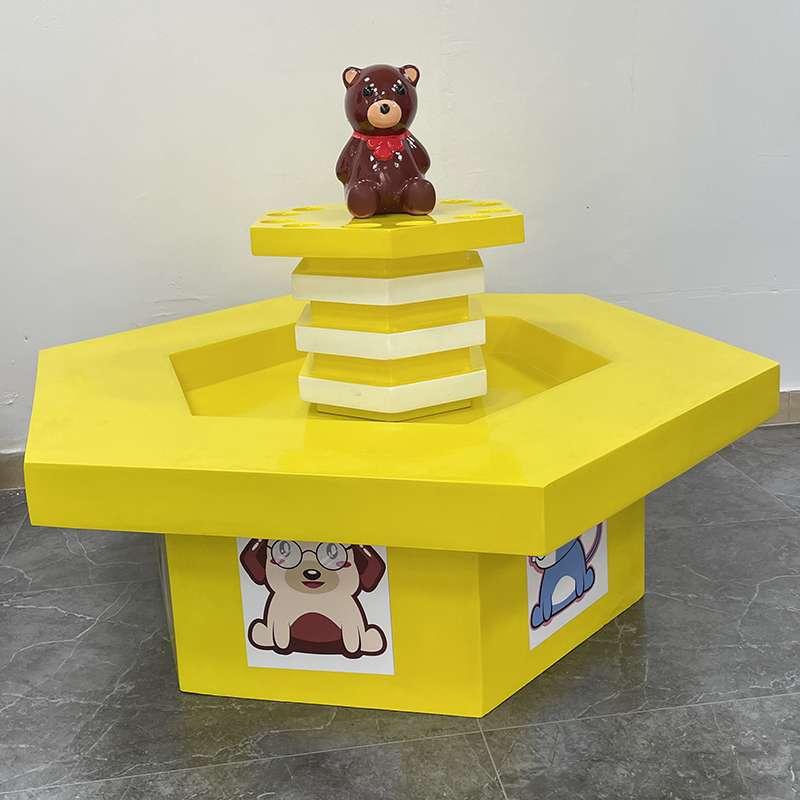 Educational Children's Playground Handmade Table Shopping Mall square Amusement New Project Toy Table