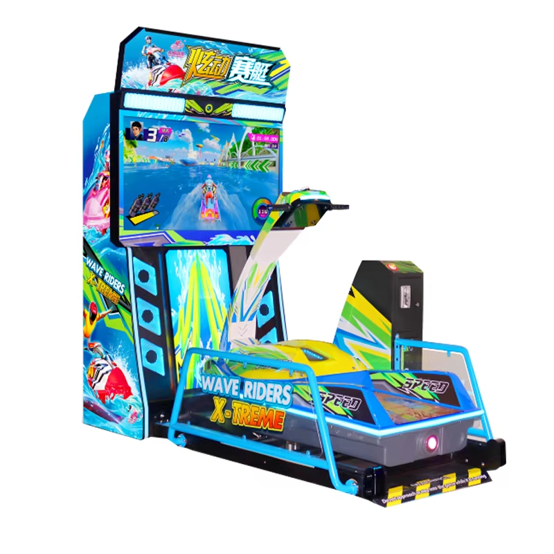 Hot Selling High Quality Coin-Operated Flash Racing Rowing Arcade Simulator Indoor Playground Surf Boat Experience