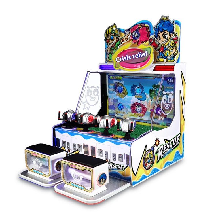 Super ball shooting machine game city arcade two-person interactive coin ball shooting machine