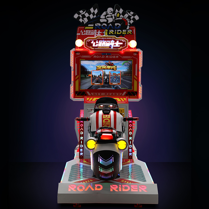 Factory Priced 3D Simulation Motorcycle Racing Coin-Operated Arcade Machine for Competitive Kids