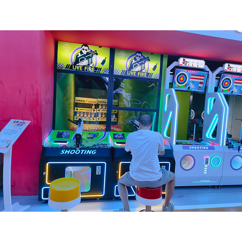 Indoor Coin-Operated 2-Player Shooting Arcade Machine for Kids English Language Boxing Game for Entertainment Venues