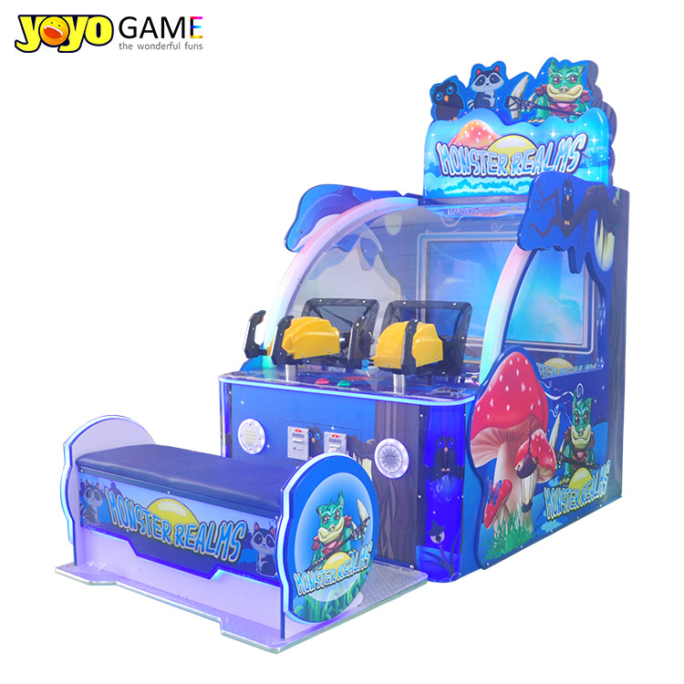 Children's Basketball Shooting Arcade Machine Commercial Coin-Operated Game New Cartoon Basketball Machine Double Player