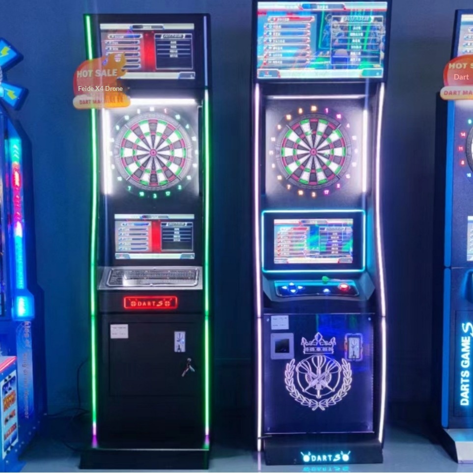 Arcade Bar Club Essential Entertainment Equipment Fully Automatic Scoring Networkable Cabinet-style Electronic Soft Tip Dart