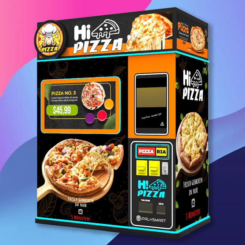 Fully Automatic Commercial Pizza Vending Machine Hot Food Vending Machine