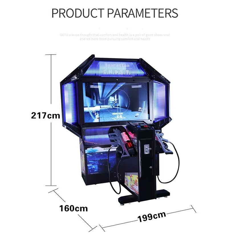 55-Inch Two-Player Simulator Battle Shooting Game Machine Ghost Special  Coin-Operated Arcade Game