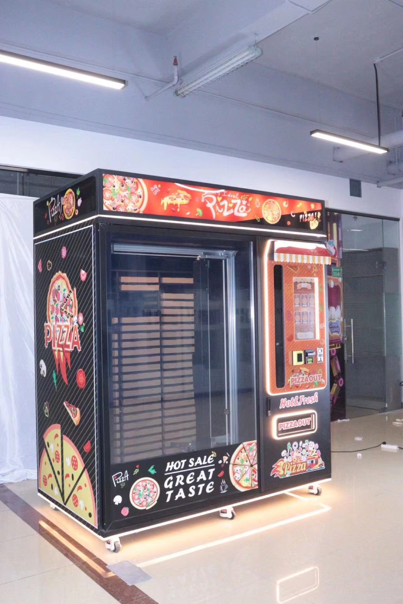 Other App Tea Touch Spain Refrigerators Mover Commercial Unmanned Price Atm Die & Cutting Vending Machine Pizza Maker