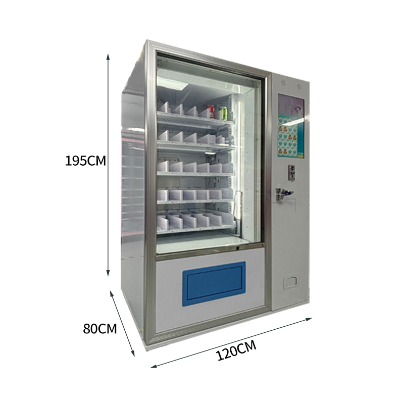 Europe Popular Cosmetics Design pink Lash Vending Machine with Card Reader and Large Hair Beauty Vending Machine