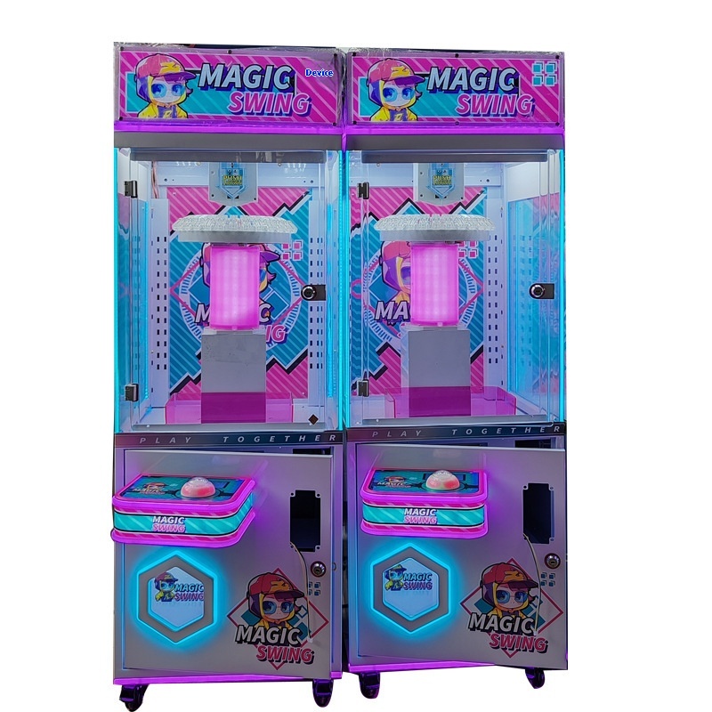 Factory Direct 30 Clip Safety Game Machine Single Boutique Magic Clip Vending Machine for Kids