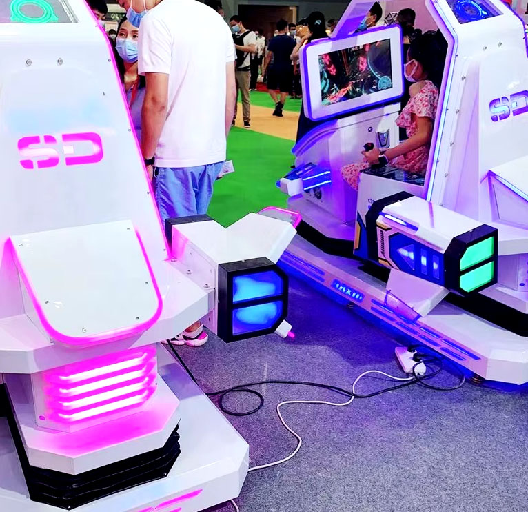 Indoor Flight Simulator Game Consoles Children's Arcade Video Aircraft Game Consoles Flying Entertainment Equipment